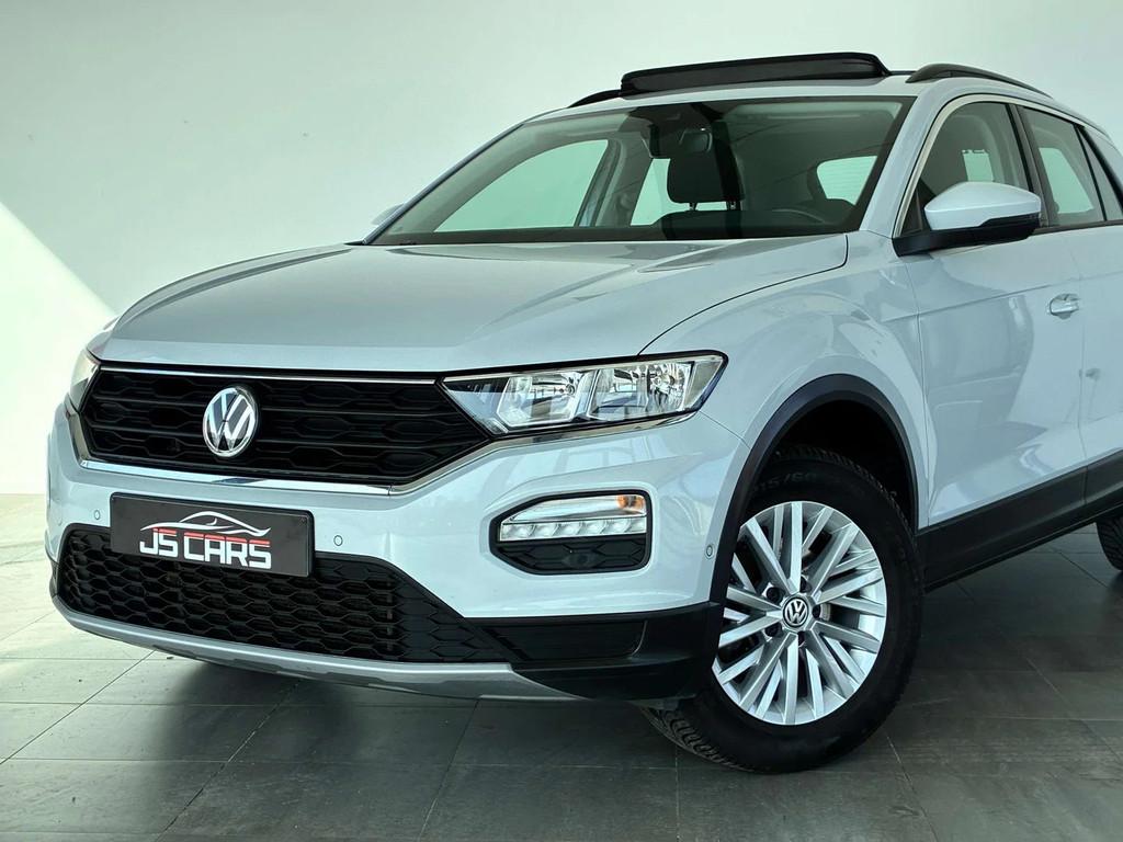 Volkswagen T-Roc 1.5TSI DSG-1ERPRO-GPS-T.O-CARPLAY-JANTES16-, Automaat, Stof, 4 cilinders, Wit