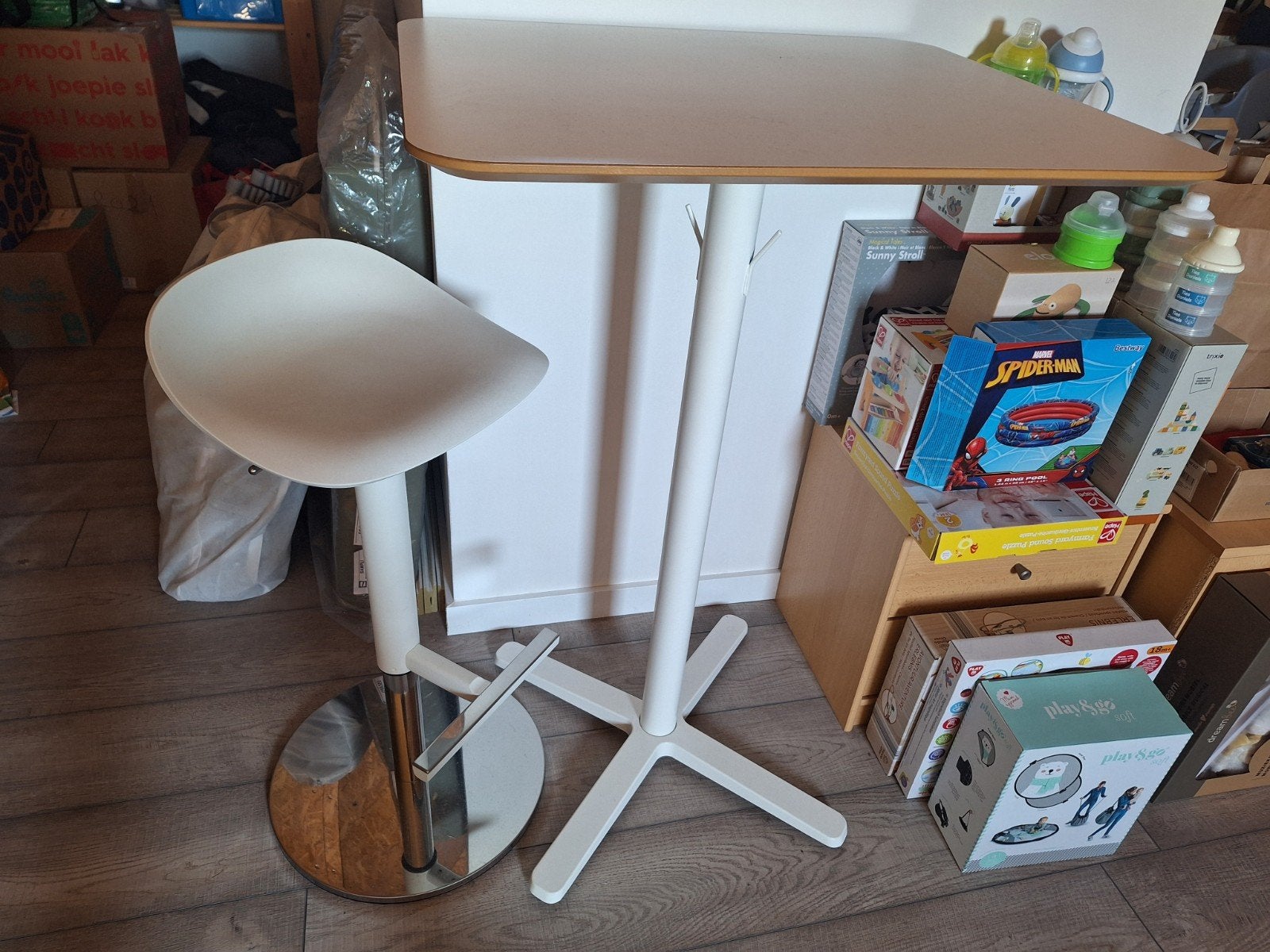 IKEA statafel wit, Enlèvement, Comme neuf