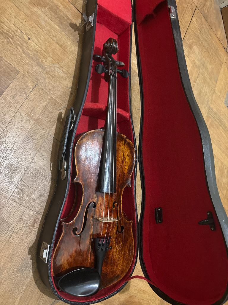 Viool 4/4, Musique & Instruments, Instruments à cordes frottées | Violons & Altos, Utilisé, Violon, Violon 4/4, Avec valise, Enlèvement