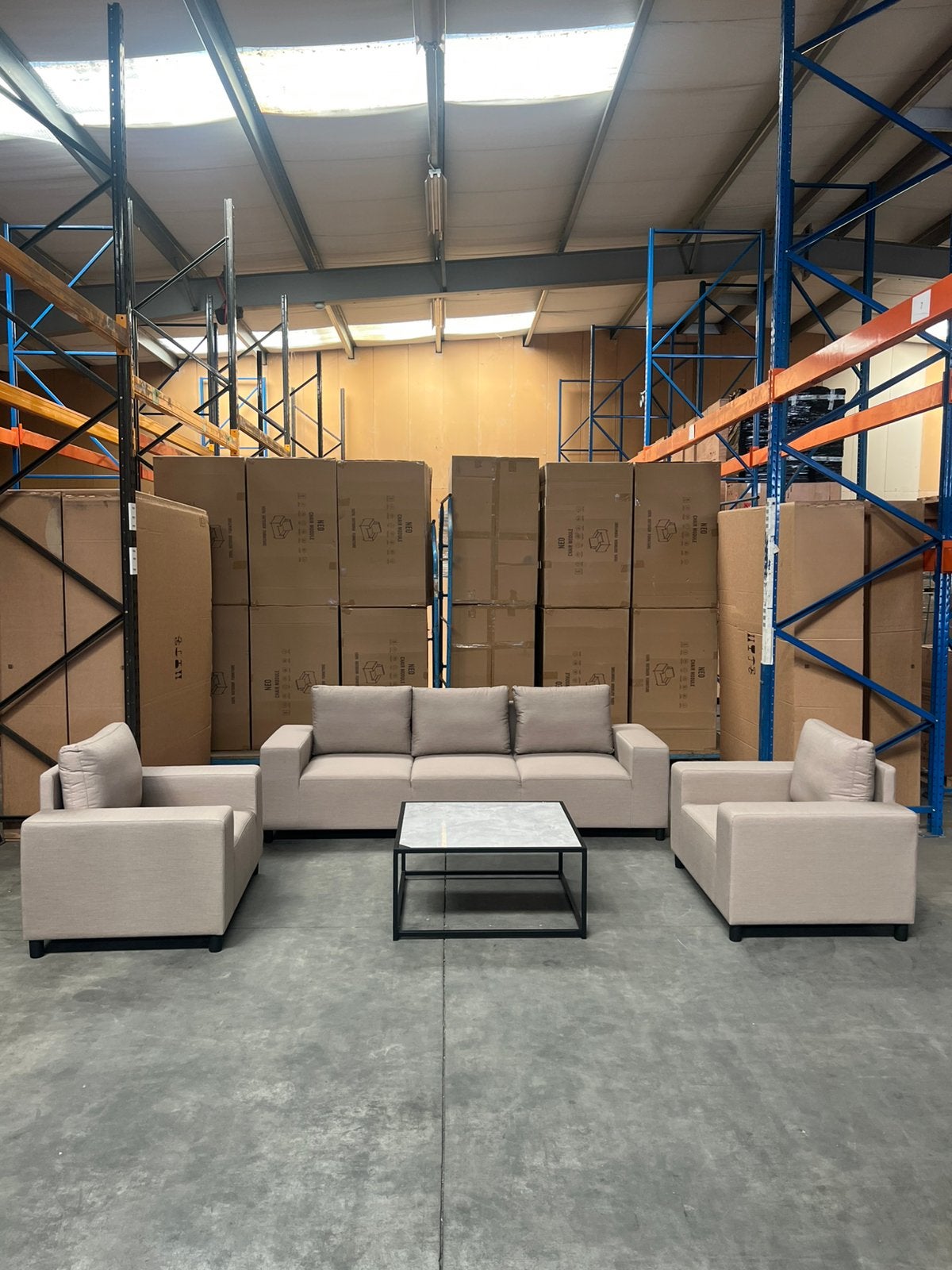 Set lounge Sunbrella en provenance directe de l'usine, Enlèvement