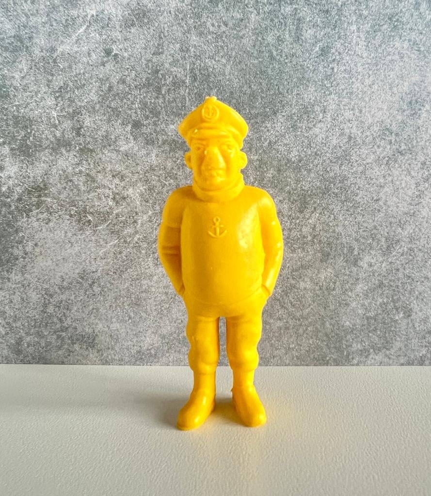 Figurine Lieutenant jaune - Tintin Esso 1973, Collections, Statue ou Figurine, Tintin, Enlèvement ou Envoi, Esso