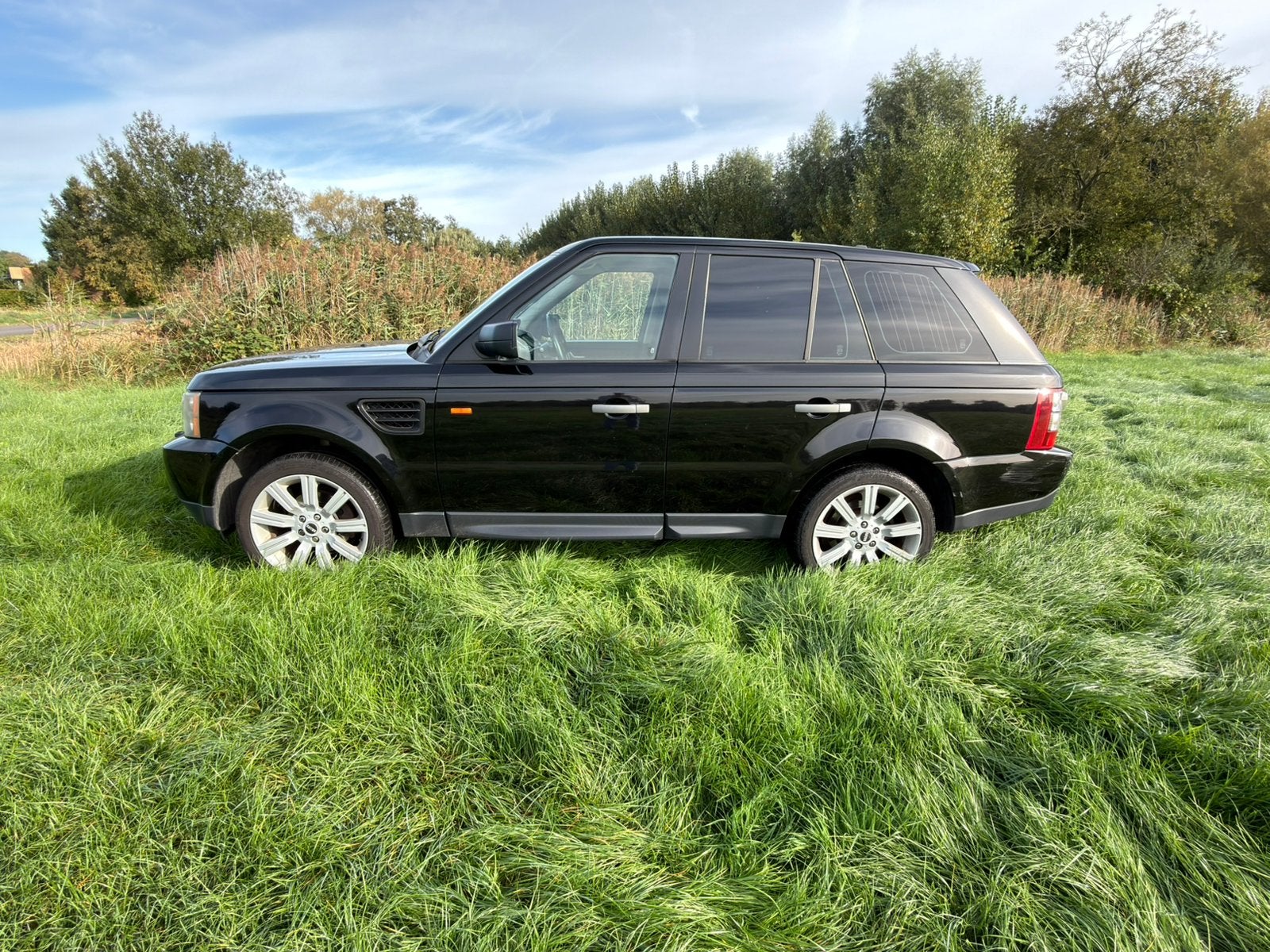 Range rover sport, lichte vracht, 2.7 HSE, land rover, Auto's, Automaat, 4 deurs, Zwart, Zwart