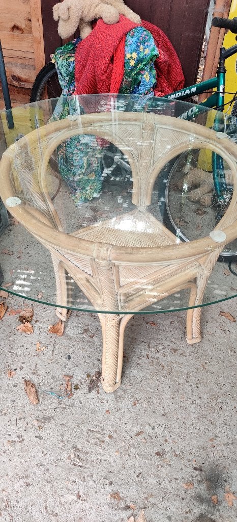 Table ronde, Huis en Inrichting, Tafels | Eettafels, Ophalen, Gebruikt, Rond, Overige houtsoorten