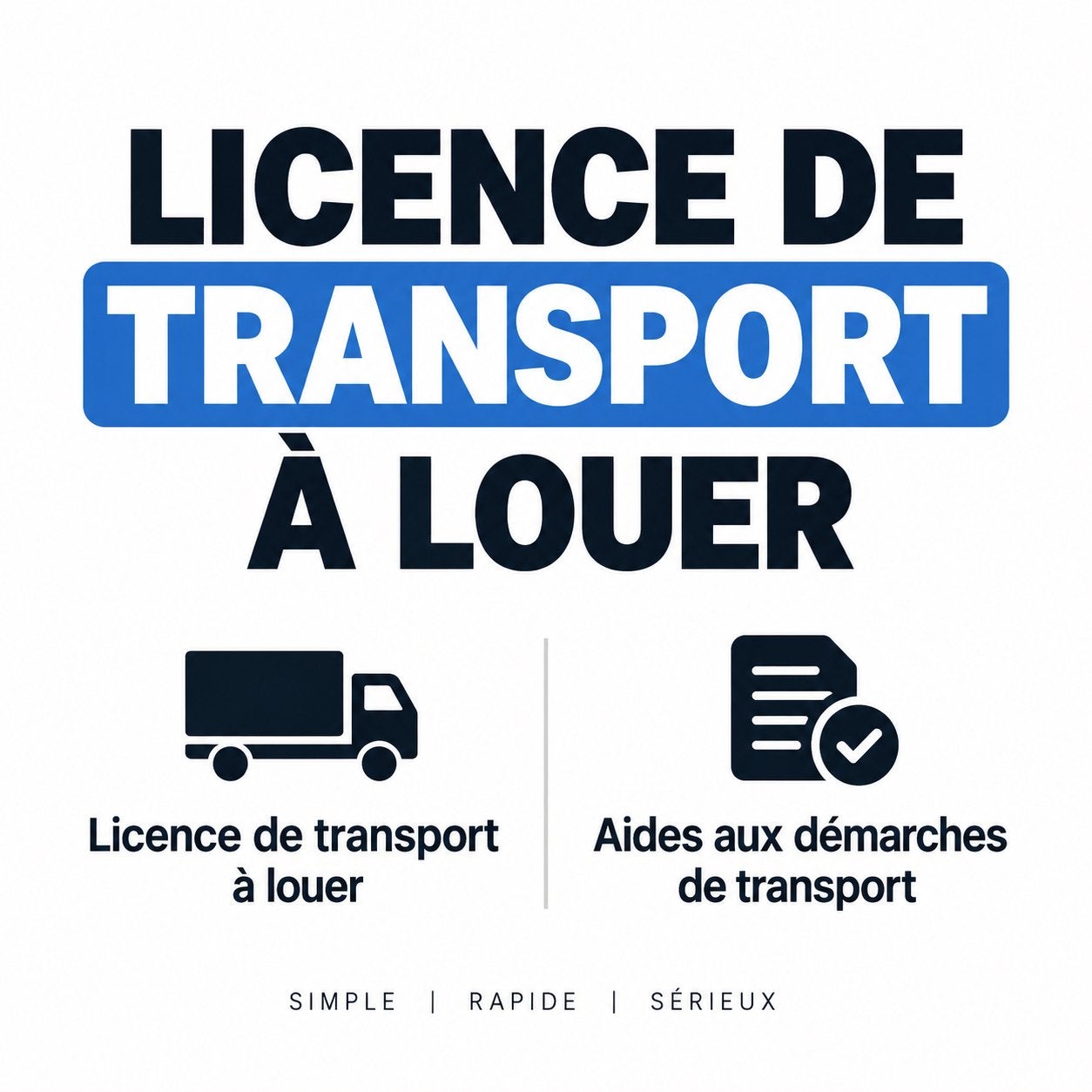 Licence de transport 0470051803