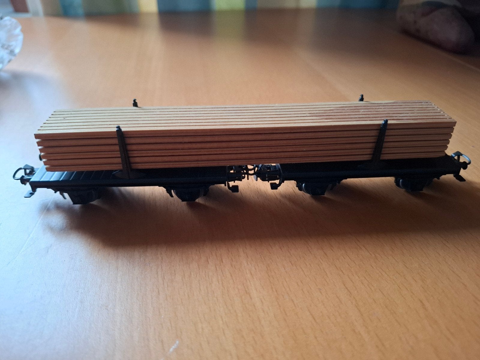 Marklin HO - transport de bois à deux wagons, Hobby & Loisirs créatifs, Trains miniatures | Échelle N, Enlèvement, Wagon