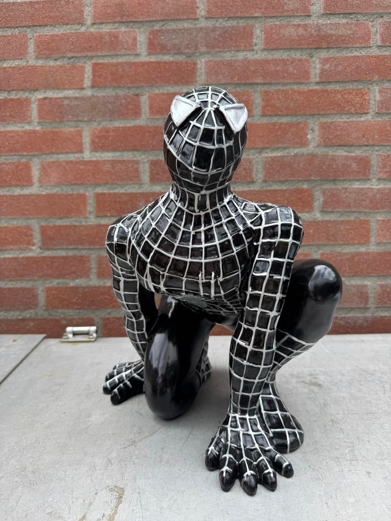 Black Spiderman beeld, Ophalen, Zo goed als nieuw, Fantasy