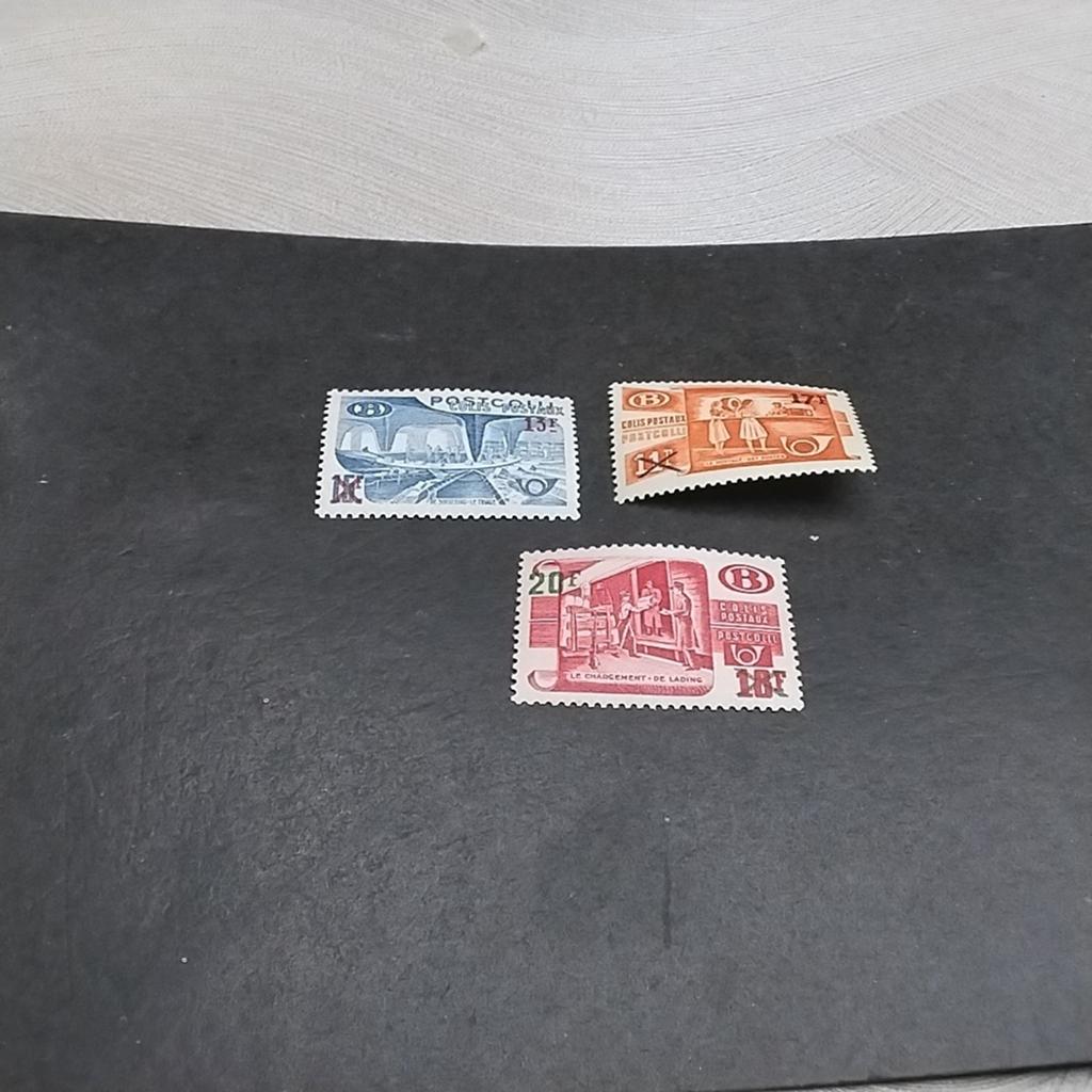 BELGIE Spoorwegzegel 331/333 scharnier met cote 38,00 €, Ophalen of Verzenden
