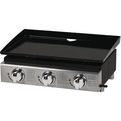 H&j - Plancha Gas Barbecue Grill -presto 3 - 3 Branders, Tuin en Terras, Ophalen, Gebruikt, Habitat et Jardin