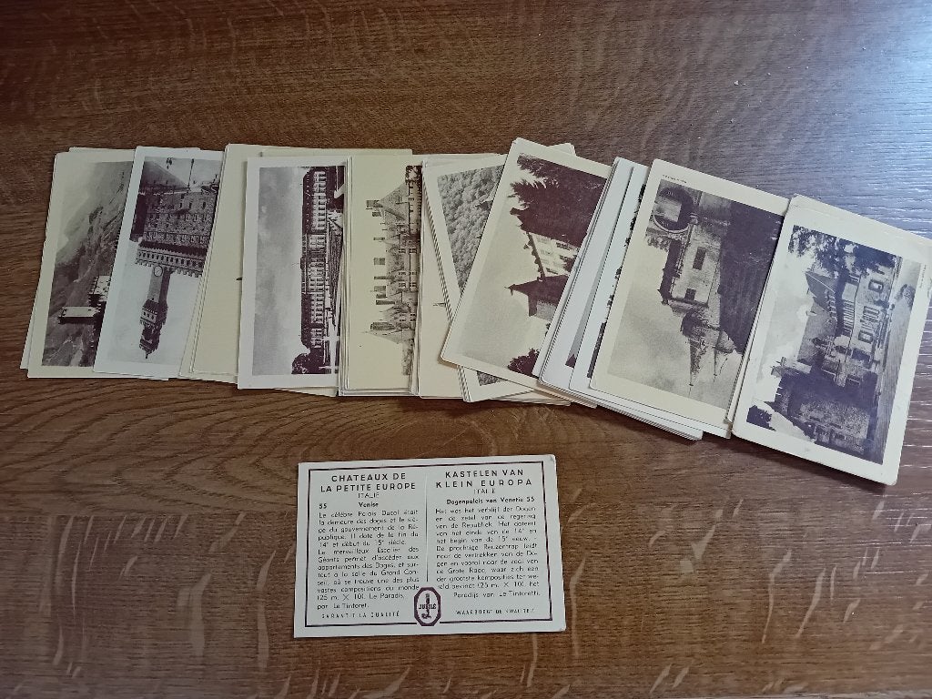 Lot Chromos Images Vignettes Jubilé Châteaux Petite Europe, Enlèvement ou Envoi, Comme neuf