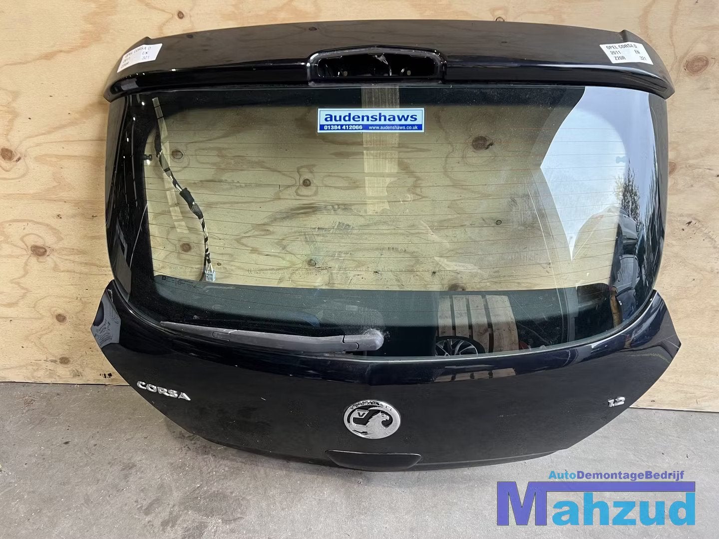 OPEL CORSA D Zwart Z20R Achterklep 3 deurs 2006-2014, Gebruikt, Deur, Opel Automobile GmbH, Kontakt@opel-infoservice.de