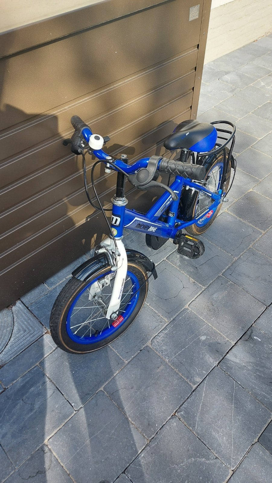 14 inch jongensfiets, Ophalen
