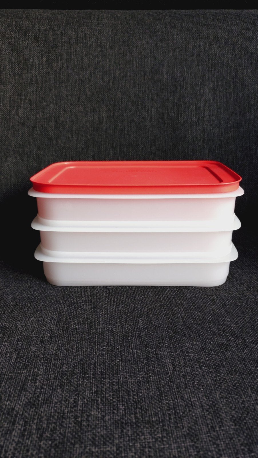 Tupperware diepvries stapelschalen, Huis en Inrichting, Keuken | Tupperware, Ophalen of Verzenden, Gebruikt, Bewaardoos, Geschikt voor vriezer