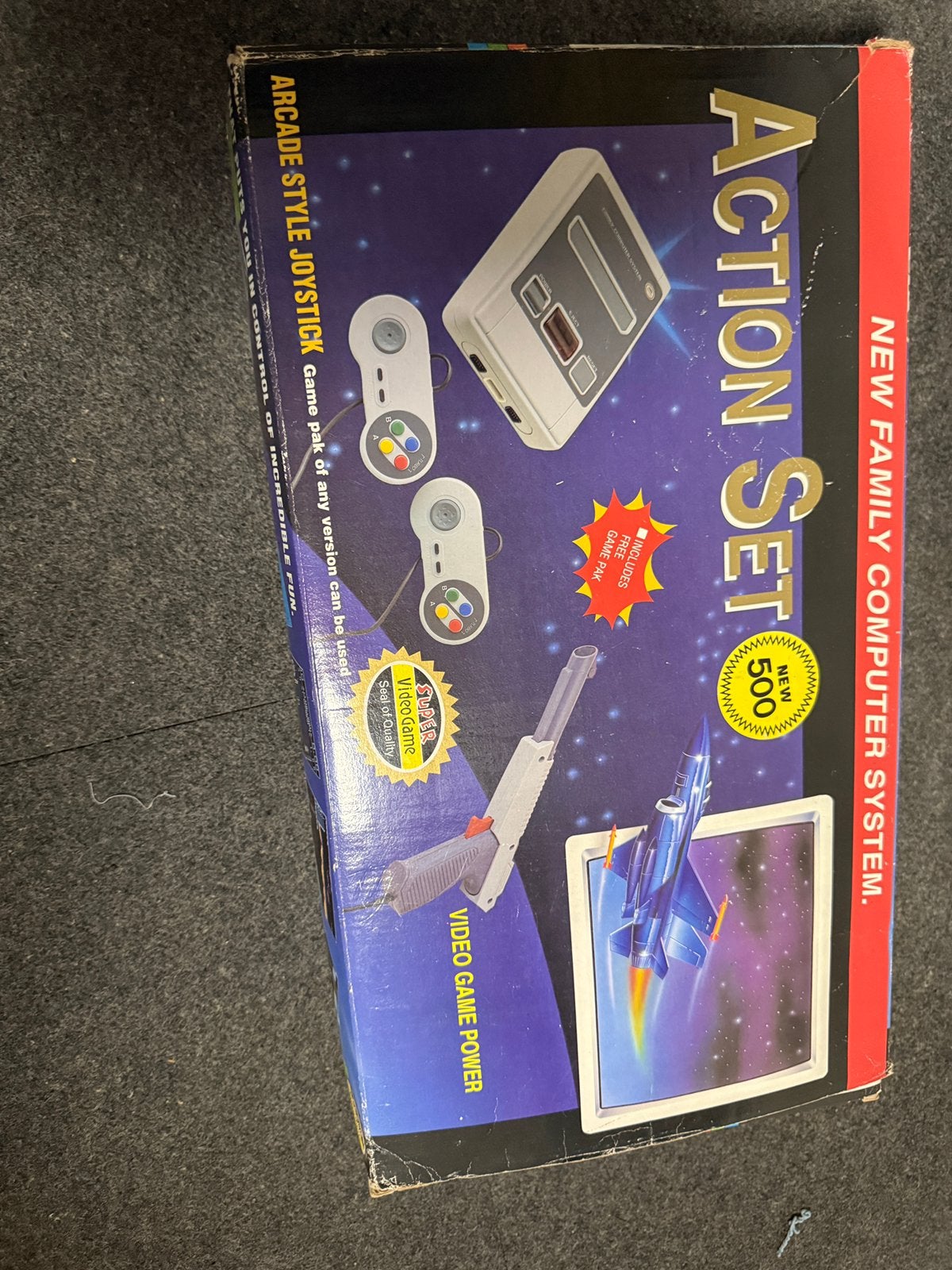 Retro speelset, Ophalen