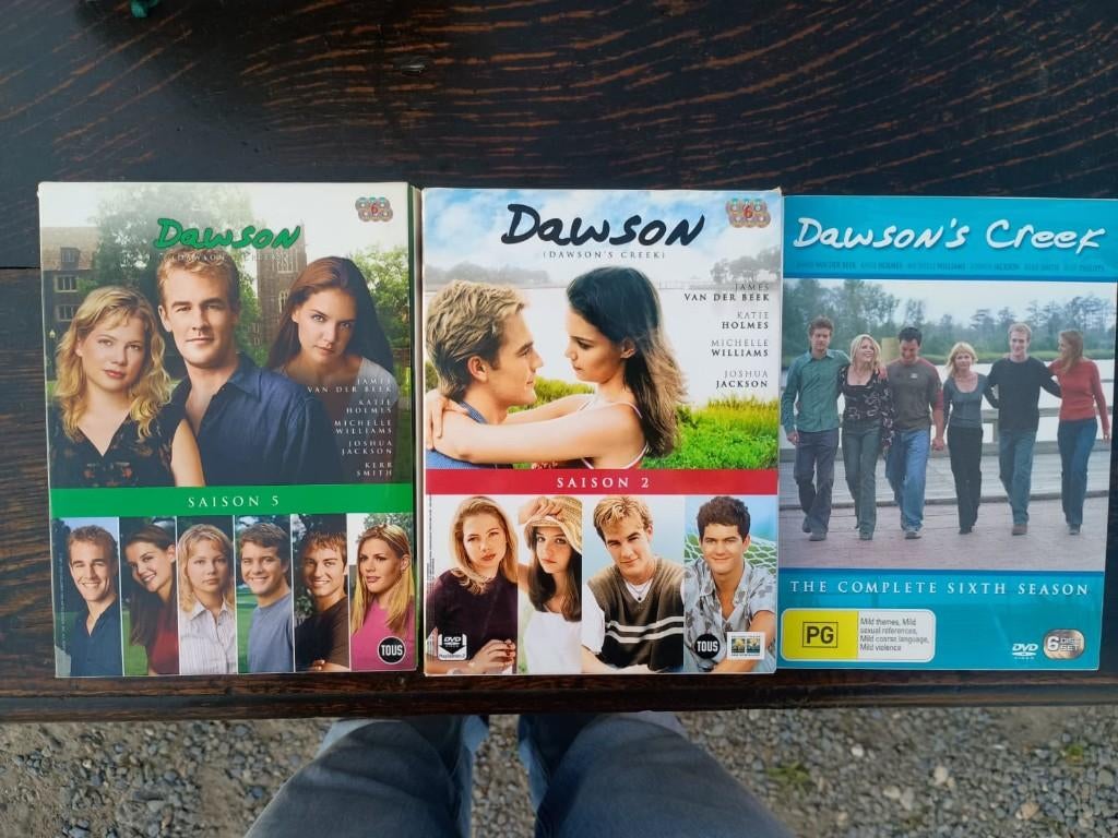Lot de 3 coffrets DVD Dawson's Creek saisons 2, 5 et 6, Enlèvement, Utilisé