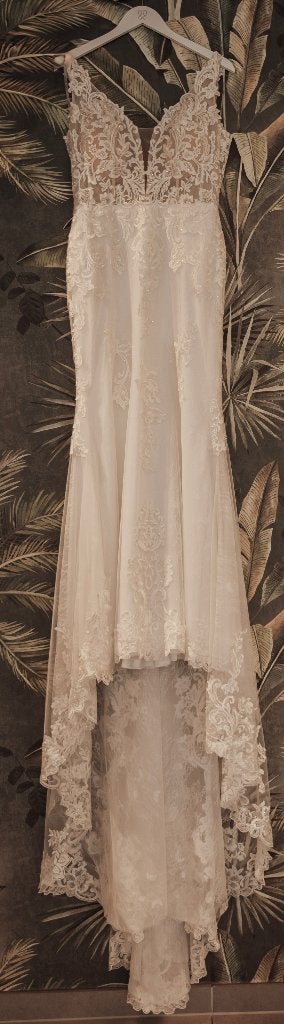 Trouwkleed, Kleding | Dames, Ophalen of Verzenden, Zo goed als nieuw, Wit, Trouwjurk