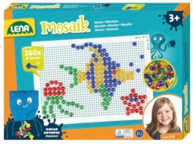 Ensemble de mosaïques transparentes. 260 pièces 3+., Enlèvement, Comme neuf, Découverte