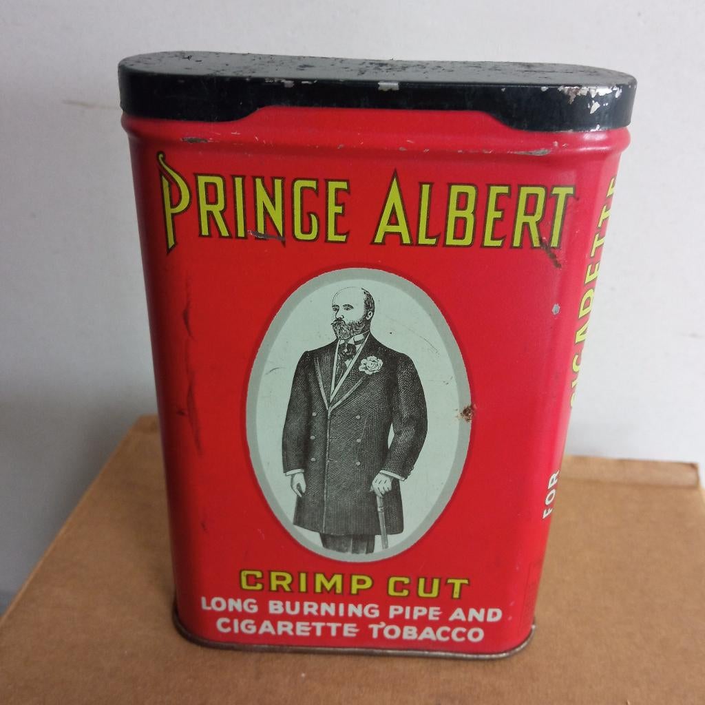PRINCE ALBERT tabaksdoos gevuld, Ophalen of Verzenden, Gebruikt, Tabaksdoos of Verpakking