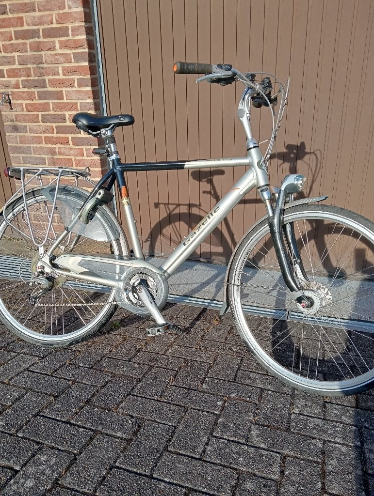 Heren fiets gazelle, Ophalen, Gebruikt, Versnellingen, 57 tot 61 cm