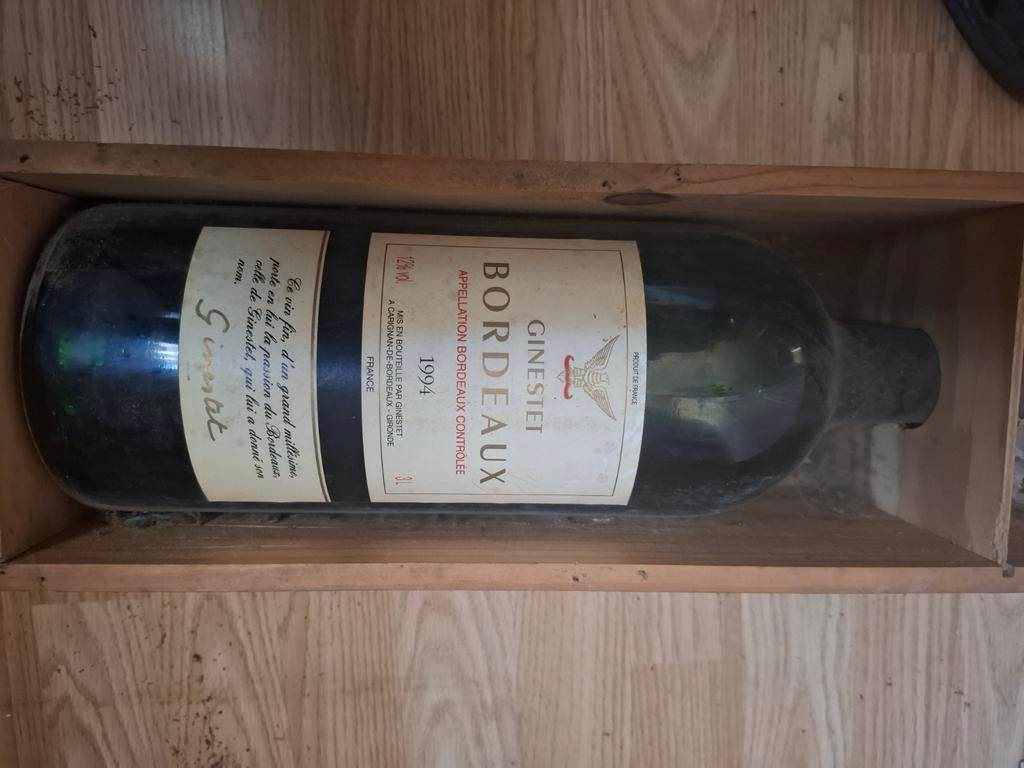 Wijnfles van 3 liter, Verzamelen, Wijnen, Ophalen