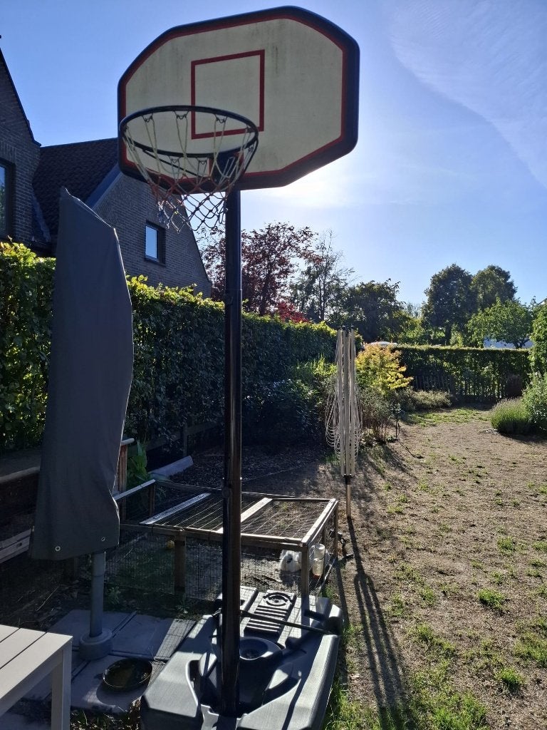 verplaatsbare basketbalpaal, Sport en Fitness, Basketbal, Ophalen, Zo goed als nieuw, Ring, Bord of Paal