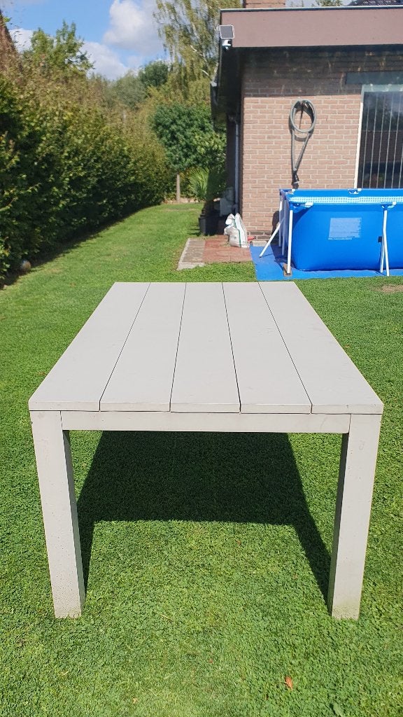 Tuintafel 2m x 1m, Tuin en Terras, Ophalen, Zo goed als nieuw, Aluminium