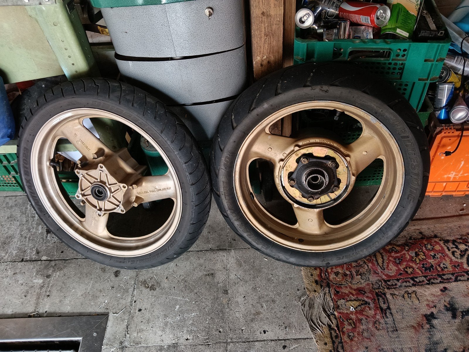 honda st1100  wielen, Motoren, Ophalen