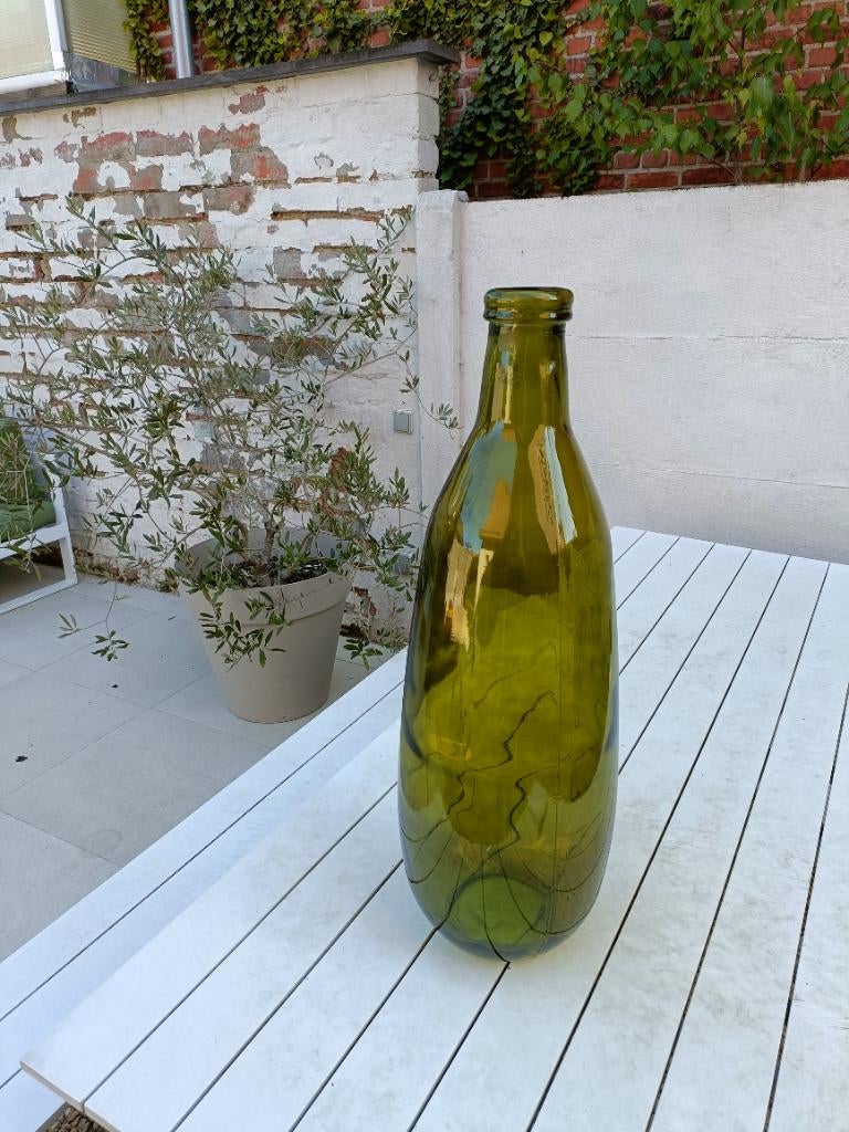 Mica decorations vaas 75 cm, Ophalen, 75 cm of meer, Groen, Glas