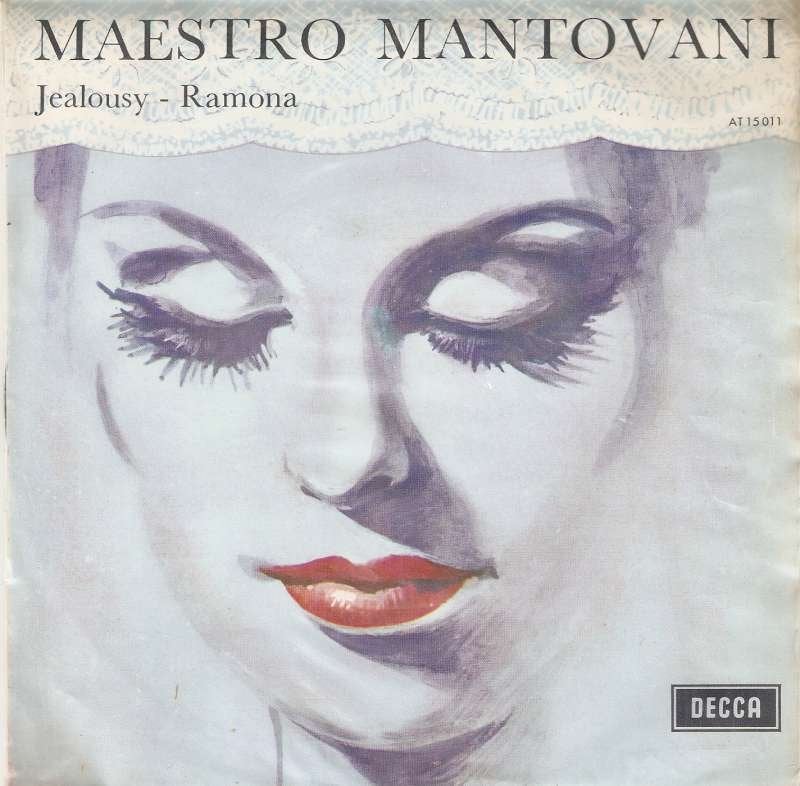 single Maestro Mantovani - Jealousy, Ophalen of Verzenden, Zo goed als nieuw, Pop
