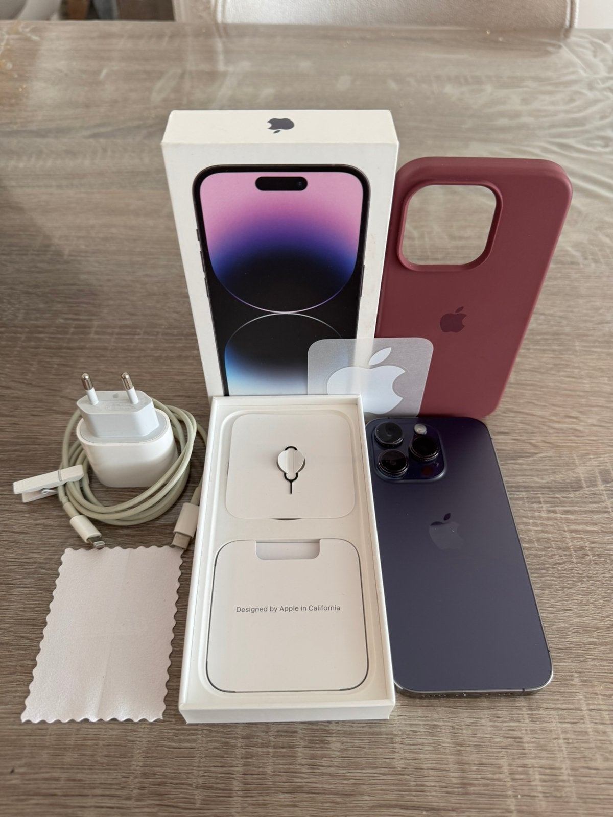 iPhone 14 Pro 256 Go – Violet Foncé (Deep Purple), IPhone 14 Pro, Comme neuf, Enlèvement, Sans abonnement