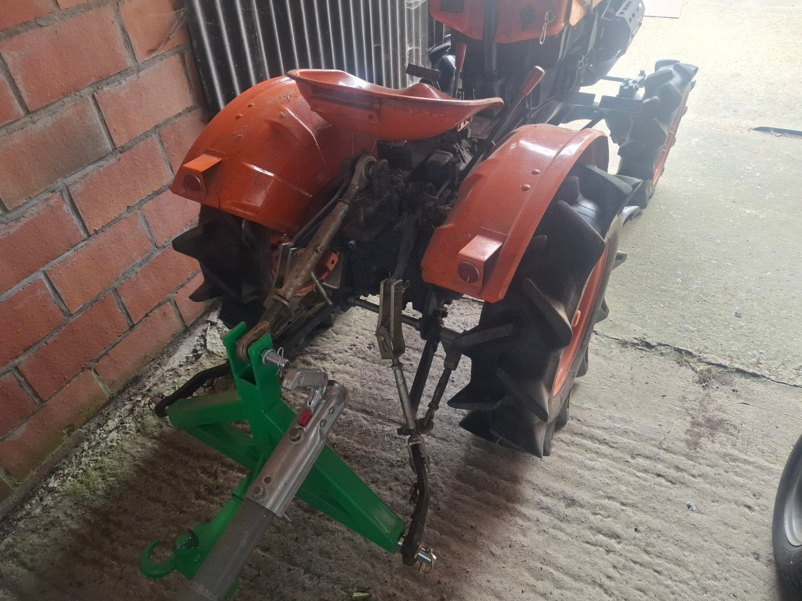minitractor, Ophalen