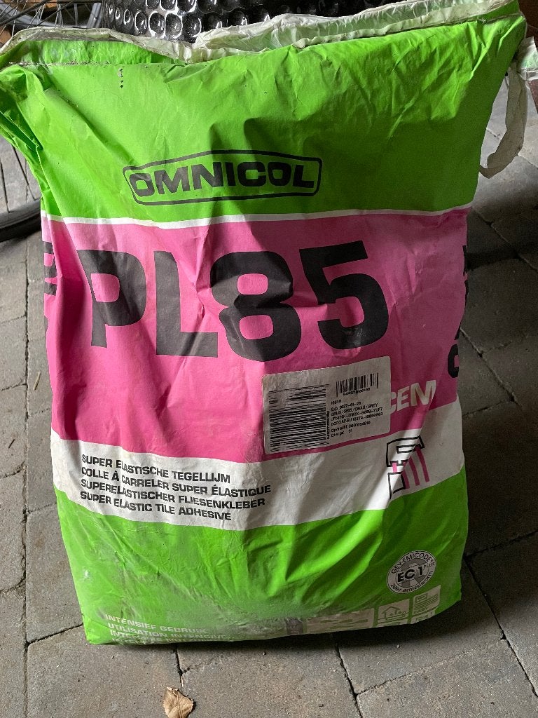 Tegellijm, Doe-het-zelf en Bouw, Tegels, Ophalen, Nieuw, Overige materialen, Vloertegels