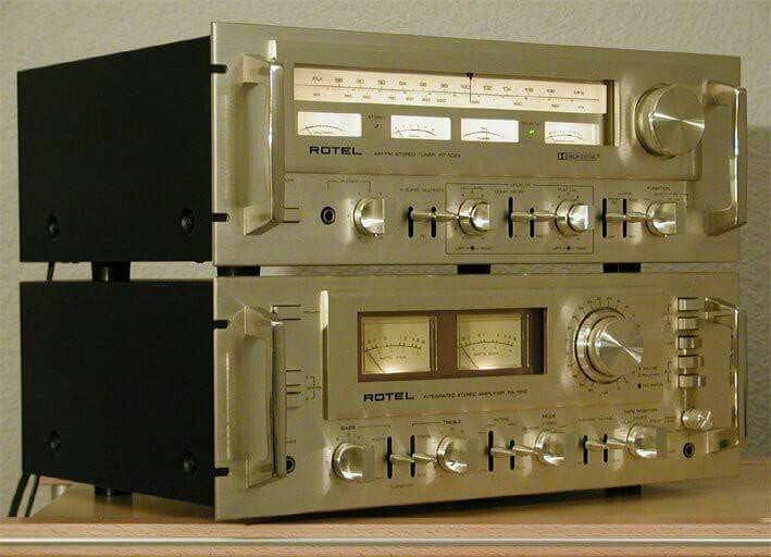 TOP Versterker en Tuner VINTAGE ROTEL in mint con. zeldzaam, TV, Hi-fi & Vidéo, Enlèvement