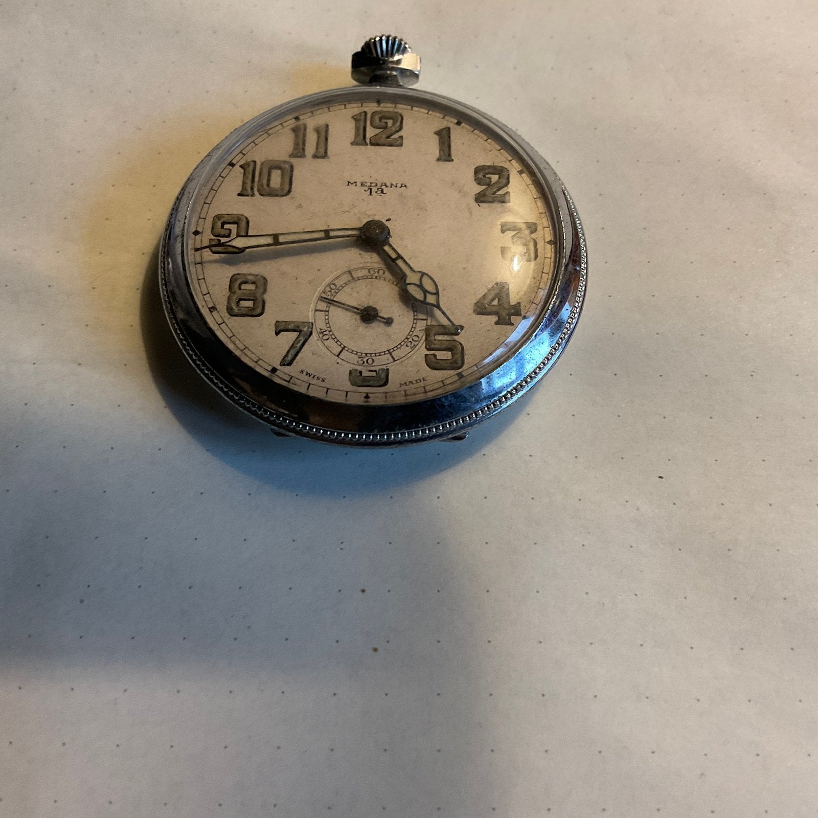 Medana 1a zakhorloge werkt perfekt, Ophalen of Verzenden, Zakhorloge