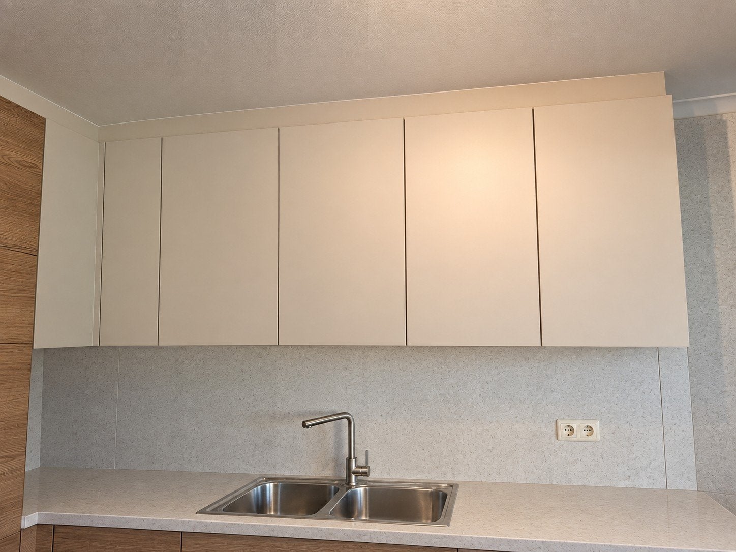Keukenkasten (nieuw) (licht grijs), Huis en Inrichting, Ophalen, Grijs
