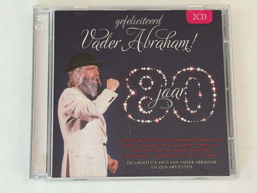 Vader Abraham – Gefeliciteerd Vader Abraham! 80 Jaar, CD & DVD, CD | Néerlandophone, Enlèvement ou Envoi, Utilisé, Chanson réaliste ou Smartlap