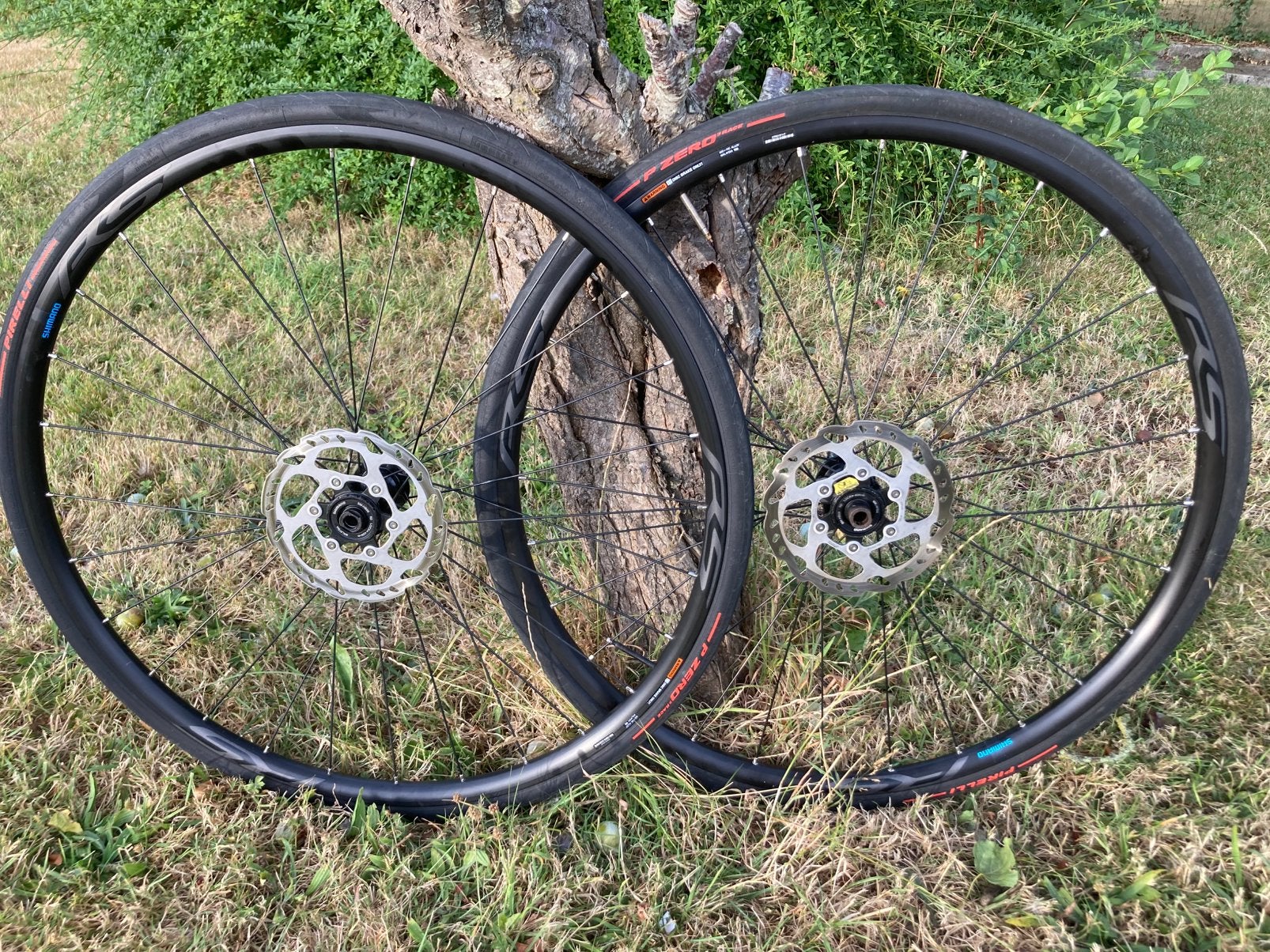 Wielset koersfiets disc shimano, Fietsen en Brommers, Fietsonderdelen, Gebruikt, Aluminium, Racefiets, Ophalen