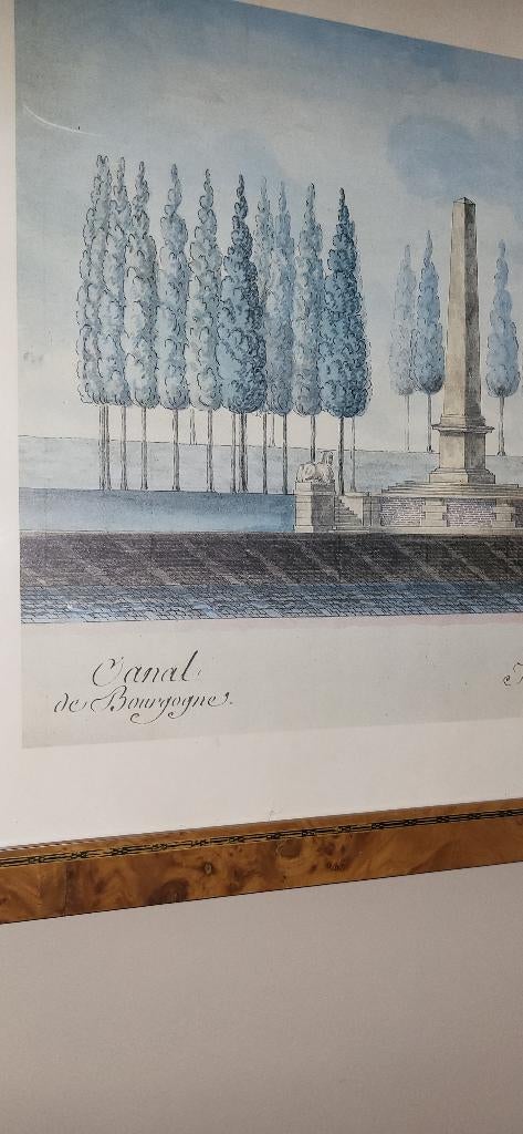 Canal de Bourgogne / impression Archives Nationales, Enlèvement