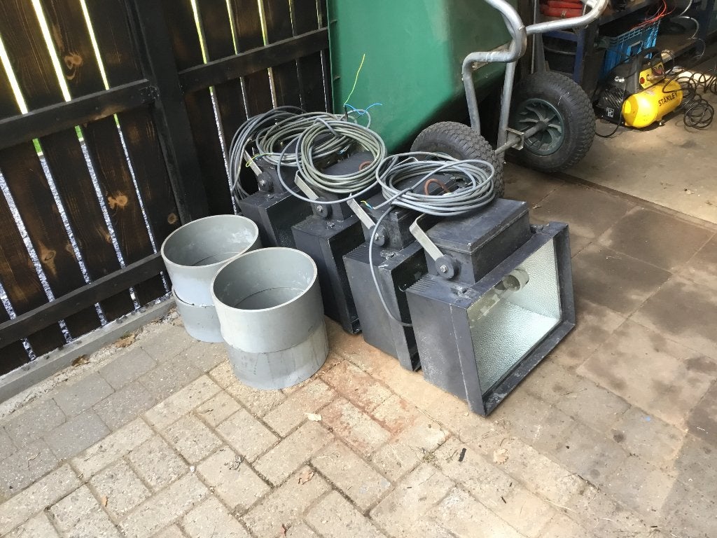 Lichtbakken voor buiten, Bricolage & Construction, Électricité & Câbles, Enlèvement, Utilisé, Autres marques