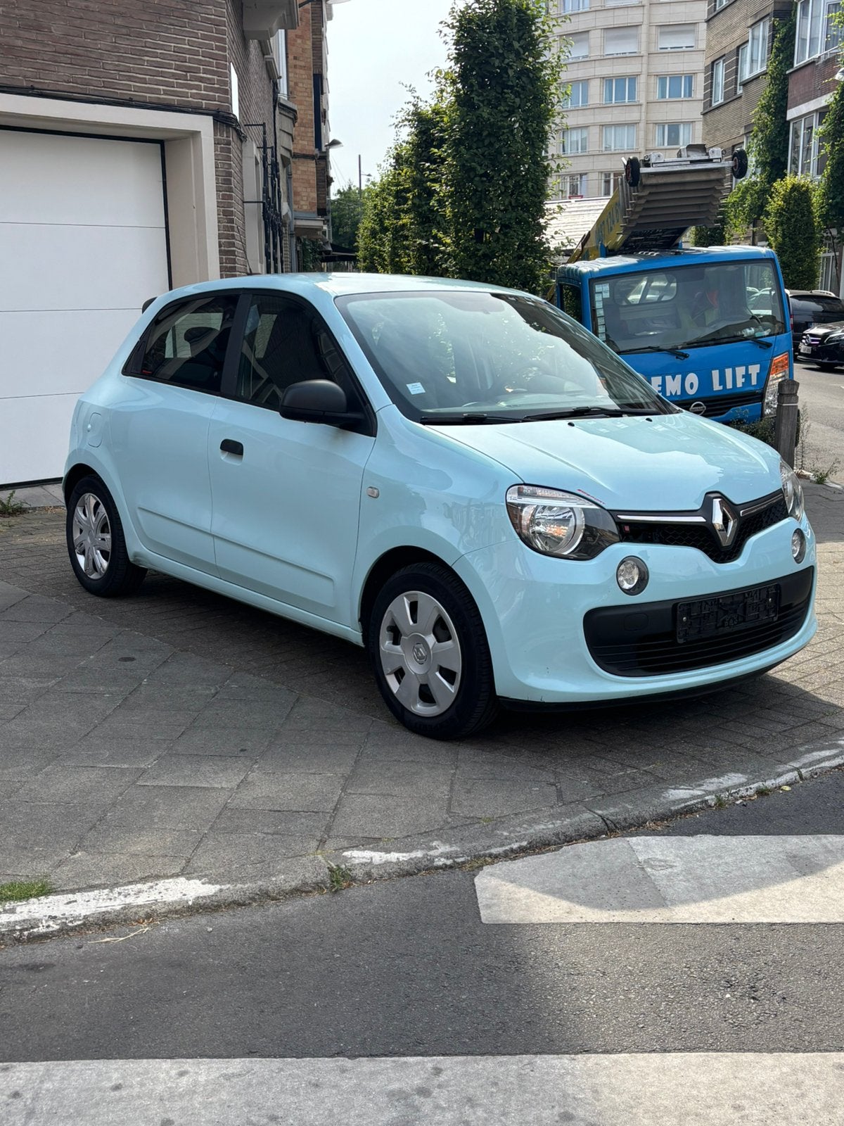 Renault Twingo, Auto's, Zwart, Blauw, 5 zetels, 5 deurs