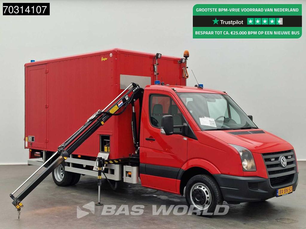 Volkswagen Crafter 136pk Hiab 013 T-2 Kraan D'Hollandia Laad, Gebruikt, Cruise Control, 2000 kg, Leder
