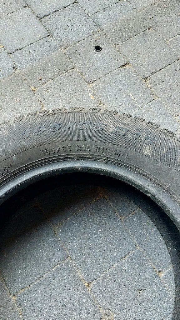 Winterbanden, Ophalen, Gebruikt, 15 inch, Winterbanden