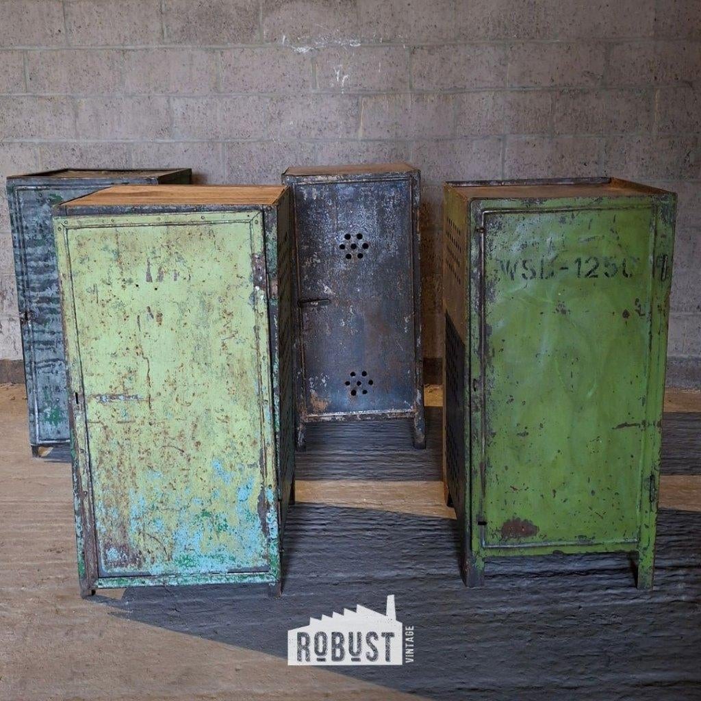 DDR werkkast | metalen kast | industrieel kastje, Ophalen of Verzenden, Gebruikt, Industrieel Vintage Brocante Shabby