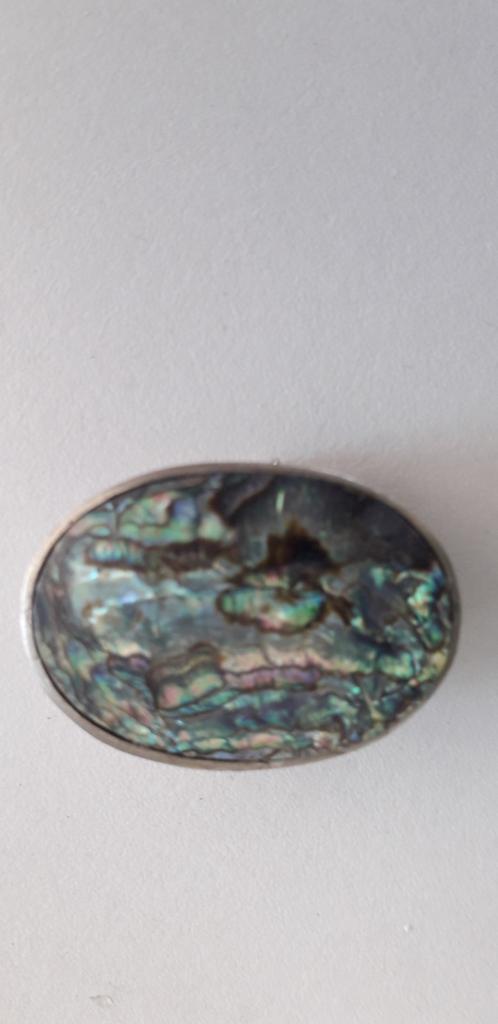 Zilver pillen doosje met parelmoer, Ophalen