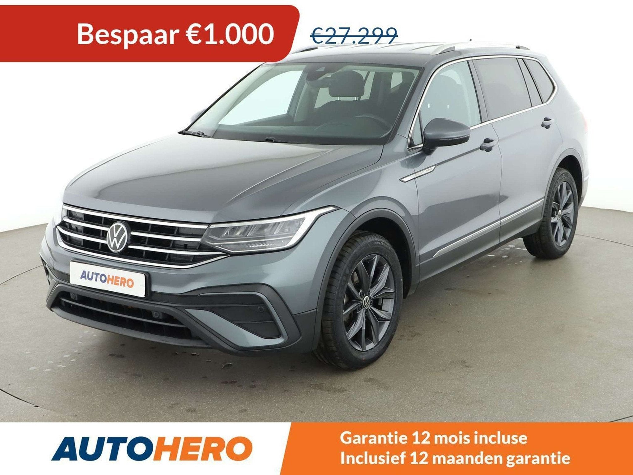 Volkswagen Tiguan Allspace 1.5 TSI ACT Life (automatique), Autos, Argent ou Gris, Achat, 161 g/km, Noir