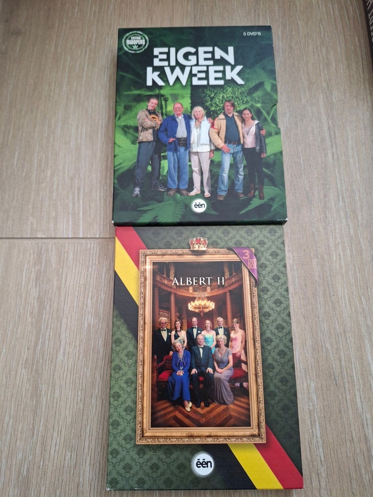 DVD Boxen Vlaamse Series: Eigen Kweek & Albert II, Cd's en Dvd's, Ophalen, Vanaf 16 jaar, Seizoen 1, Drama