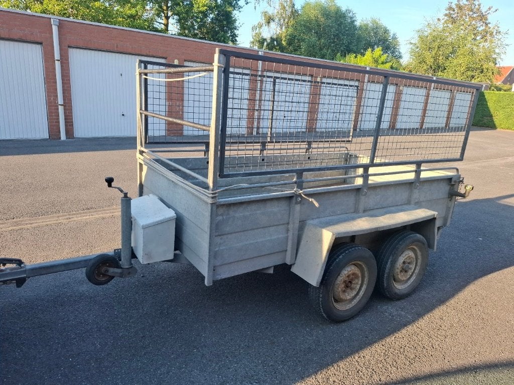 Aanhangwagen dubbelas, Ophalen, Gebruikt