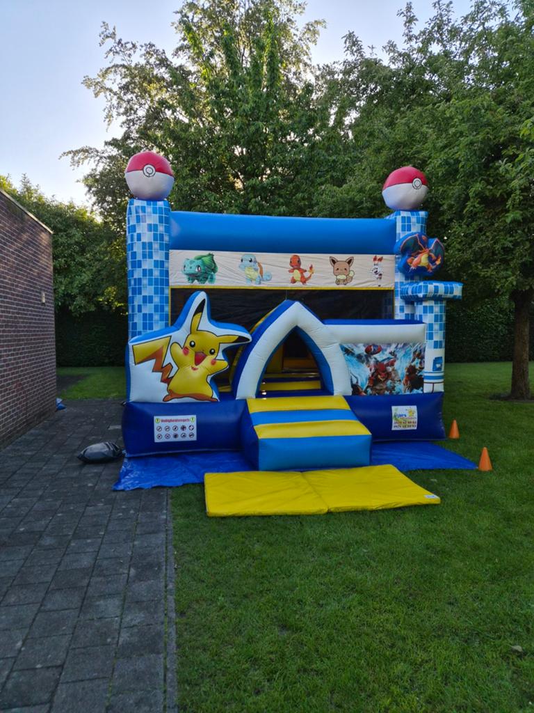 Pokémon overdekt springkasteel PIKA te huur, Verzenden