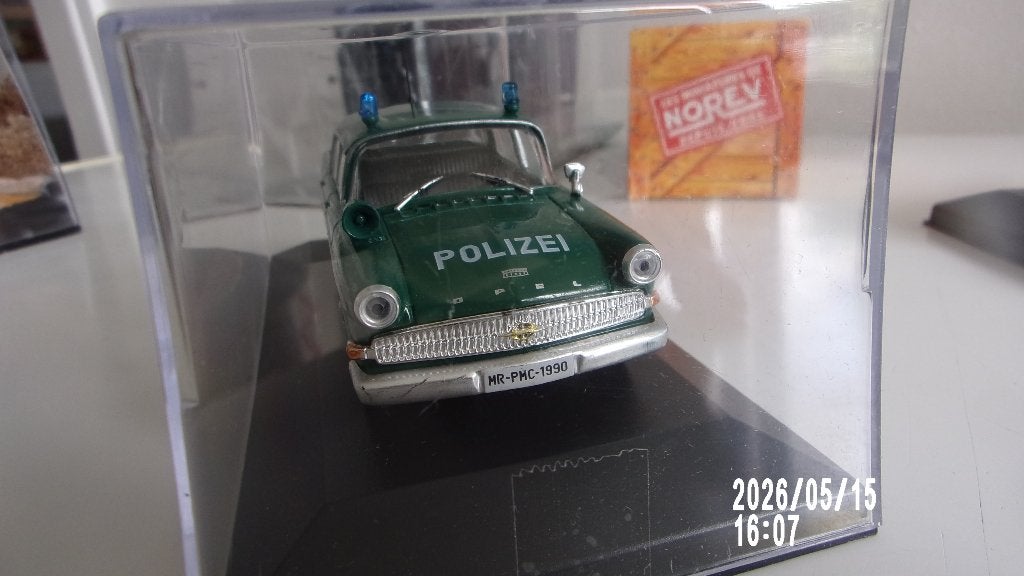 OPEL KAPITAN POLIZEI.1/43 De AGOST.COMME NEW,VITRINE, Enlèvement ou Envoi, Comme neuf, Voiture, Autres marques