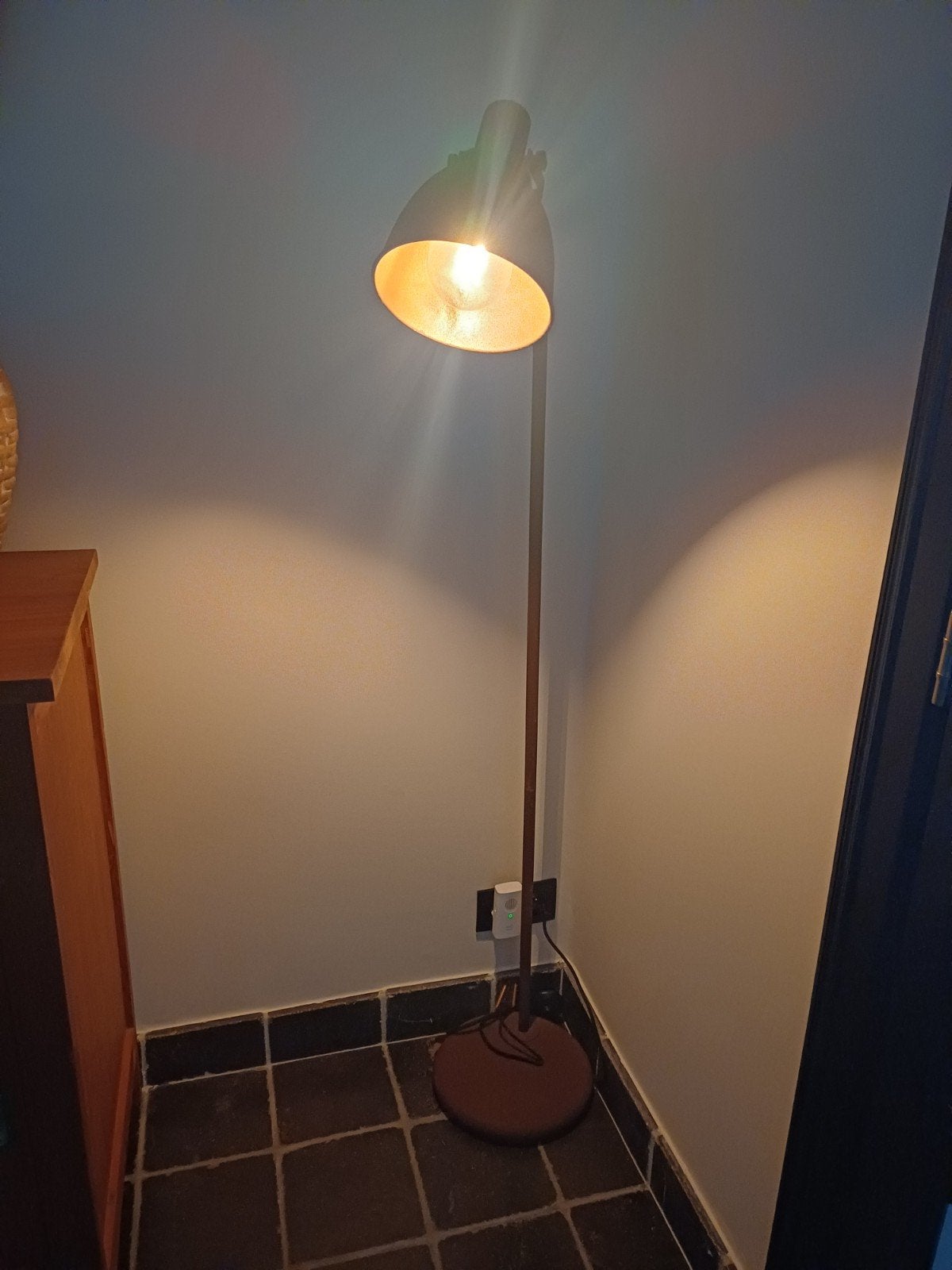 staande lamp, Ophalen, 100 tot 150 cm, E27 (groot), Zo goed als nieuw