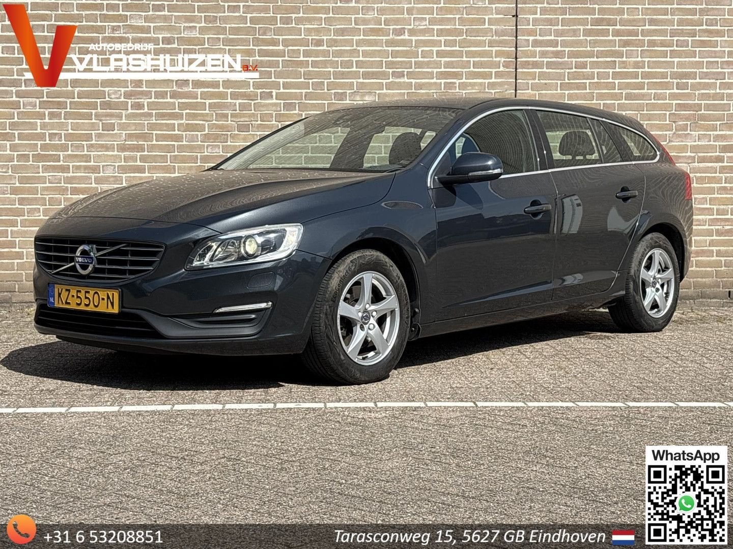 Volvo V60 2.0 D2 Nordic+ | € 5.450,- NETTO! | Automaat | Cli, Autos, Argent ou Gris, Achat, Entreprise, 109 g/km